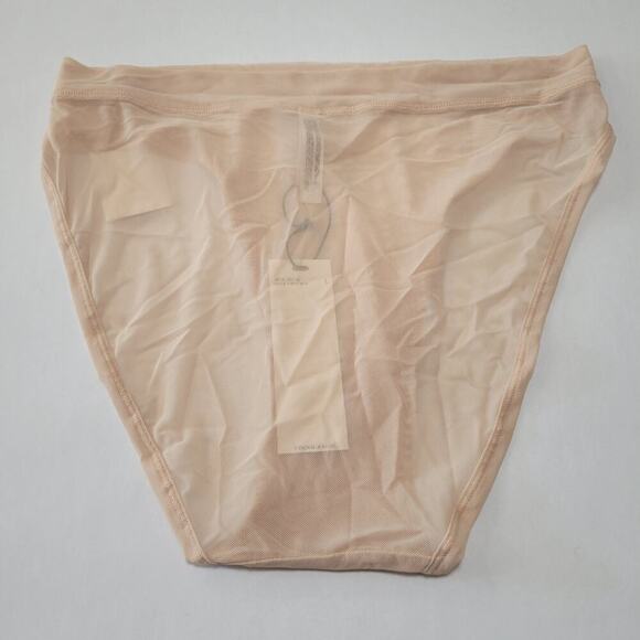 Steve Madden Women's Mesh High-Leg Bikini Underwear SM11875 Rose Dust NWT Large - Picture 5 of 6